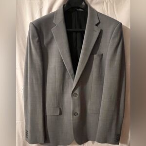Express Charcoal Slim-fit Suit Jacket